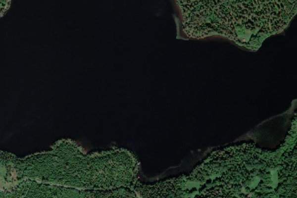 Immagine satellitare dei dintorni di Stora Resjön