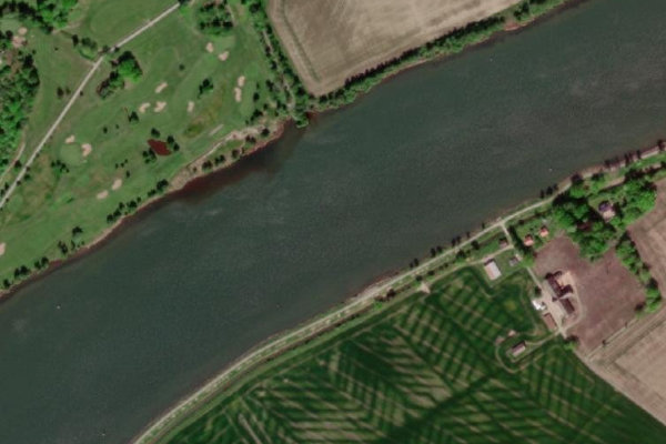 Immagine satellitare dei dintorni di Göta älv (Trollhättan)