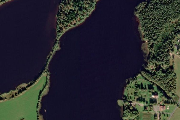 Immagine satellitare dei dintorni di Sandhemssjön