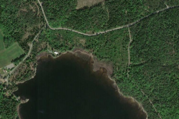 Immagine satellitare dei dintorni di Stora Sandsjön