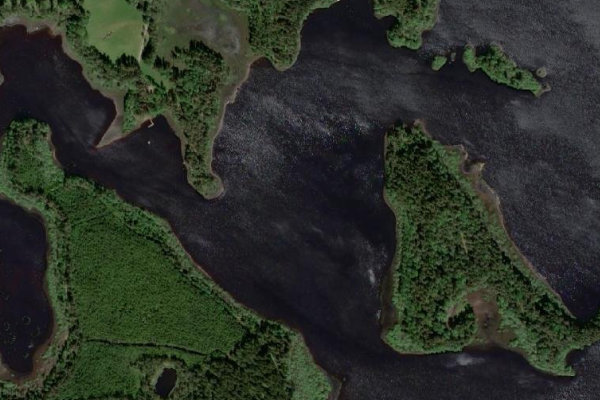 Immagine satellitare dei dintorni di Store sjö