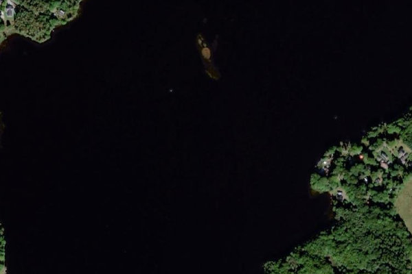 Immagine satellitare dei dintorni di Hjälmsjön