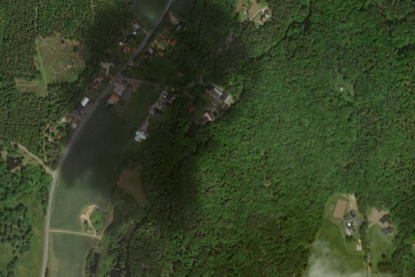 Immagine satellitare dei dintorni di Axeltorpsån