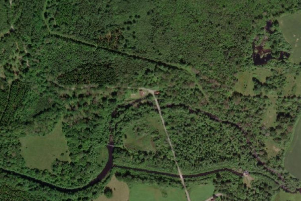 Immagine satellitare dei dintorni di Almaån – Spånga reckontroll