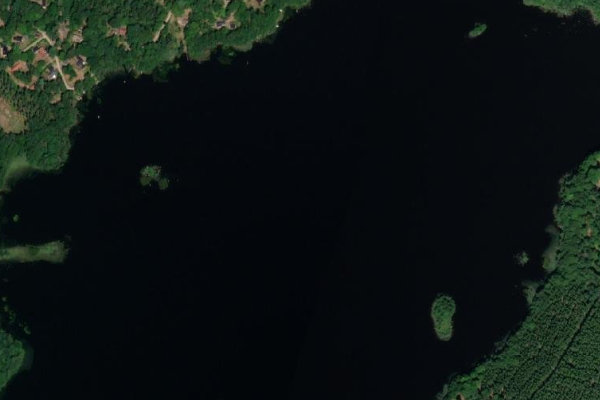 Immagine satellitare dei dintorni di Bosarpasjön