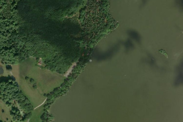 Immagine satellitare dei dintorni di Snogeholmssjön