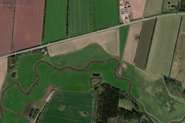 Immagine satellitare dei dintorni di Brede Å