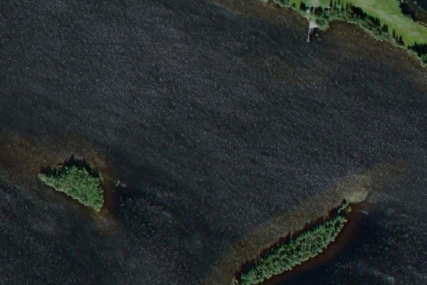 Immagine satellitare dei dintorni di Välijärvi