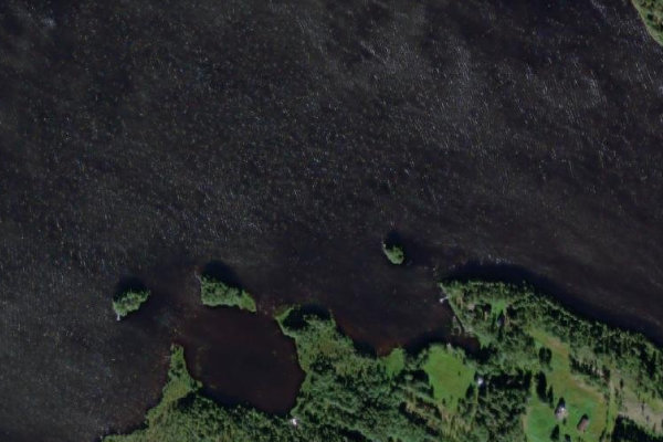Immagine satellitare dei dintorni di Naamankajärvi