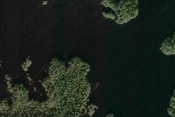 Immagine satellitare dei dintorni di Kotilammi