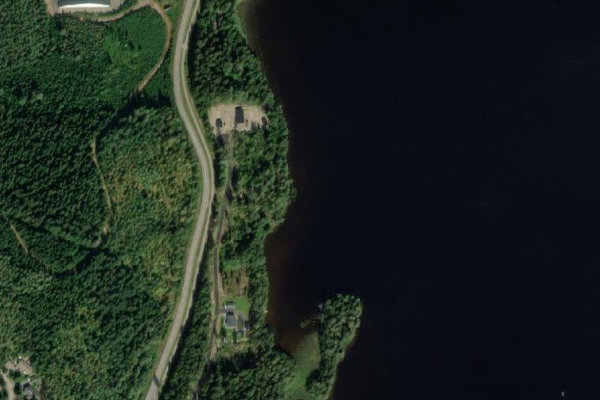 Immagine satellitare dei dintorni di Iso-Kukkanen