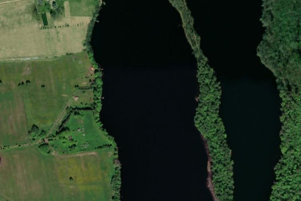 Immagine satellitare dei dintorni di Riebezers