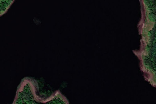 Immagine satellitare dei dintorni di Pildas ezers