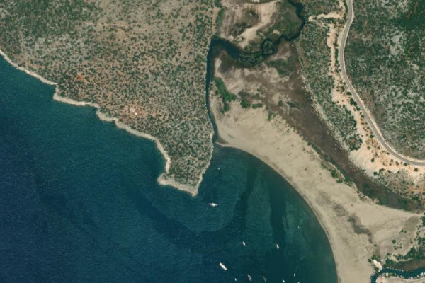 Immagine satellitare dei dintorni di Karasu