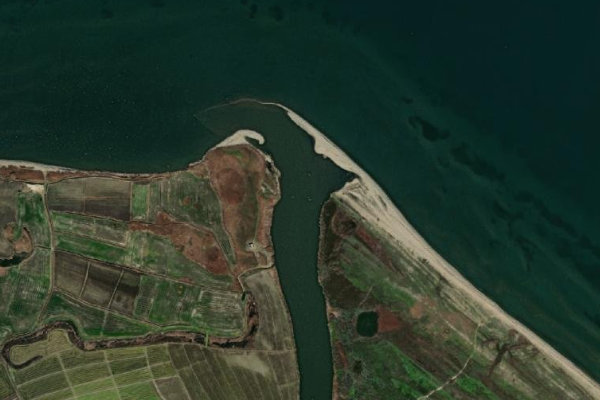 Immagine satellitare dei dintorni di Gönen Çayı
