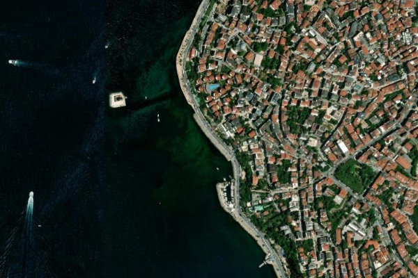 Immagine satellitare dei dintorni di Harem-Üsküdar Arası Sahil Parkları