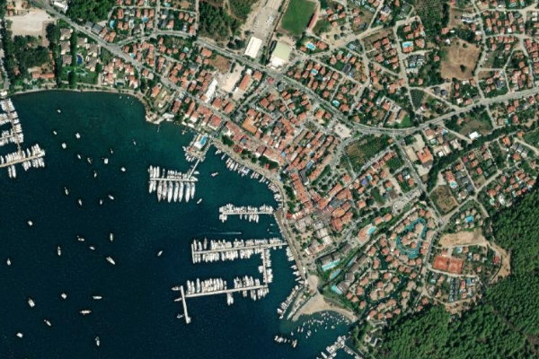 Immagine satellitare dei dintorni di İskele (Fethiye)