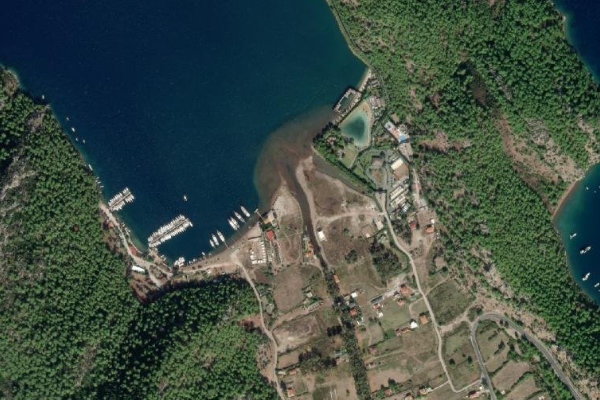Immagine satellitare dei dintorni di Turgut