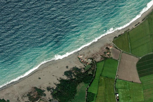 Immagine satellitare dei dintorni di Bafra Burnu