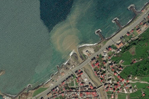 Immagine satellitare dei dintorni di Balıklı Dere