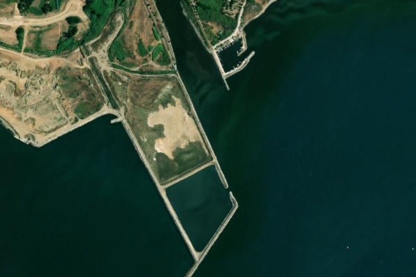 Immagine satellitare dei dintorni di Alexandroupolis