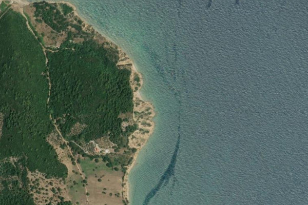 Immagine satellitare dei dintorni di Ákra Sépia