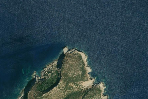 Immagine satellitare dei dintorni di Ákra Letrá