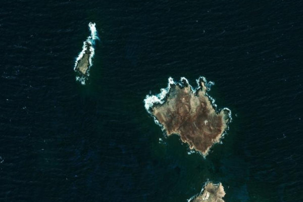 Immagine satellitare dei dintorni di Vráchoi Kávouras