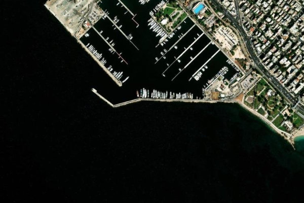 Immagine satellitare dei dintorni di Marína Alímou