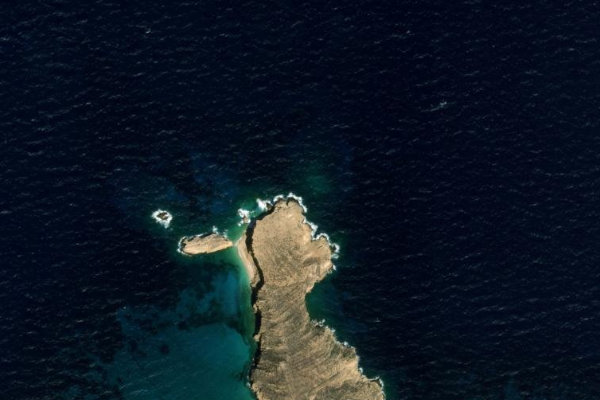 Immagine satellitare dei dintorni di Ákra Vóreio