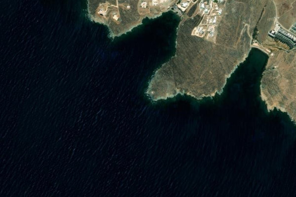 Immagine satellitare dei dintorni di Ákra Bálos
