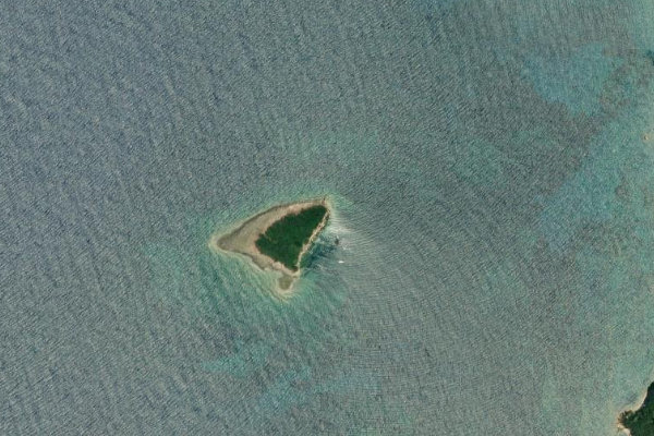 Immagine satellitare dei dintorni di Órmos Tigáni
