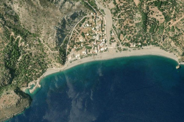 Immagine satellitare dei dintorni di Soúgia