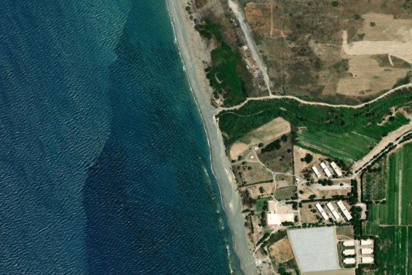 Immagine satellitare dei dintorni di Geropótamos