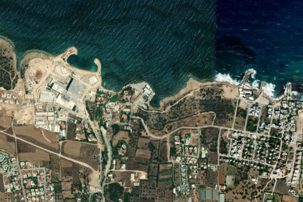 Immagine satellitare dei dintorni di Shayna