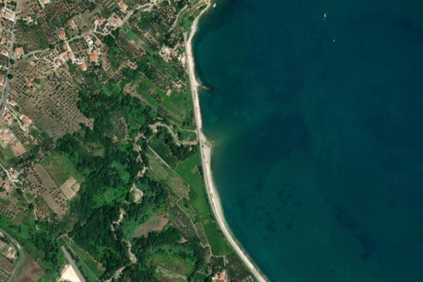 Torrente Moro çevresinin uydu görüntüsü