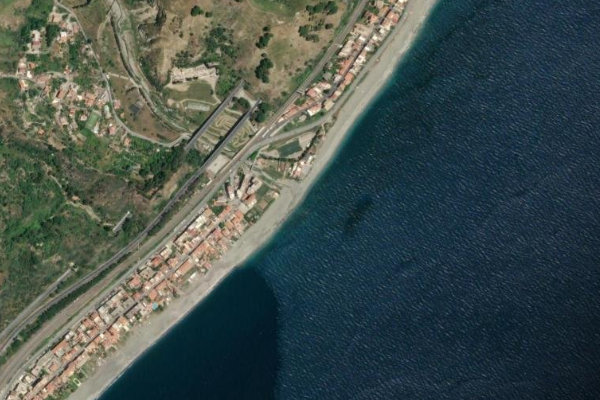 Torrente Briga çevresinin uydu görüntüsü