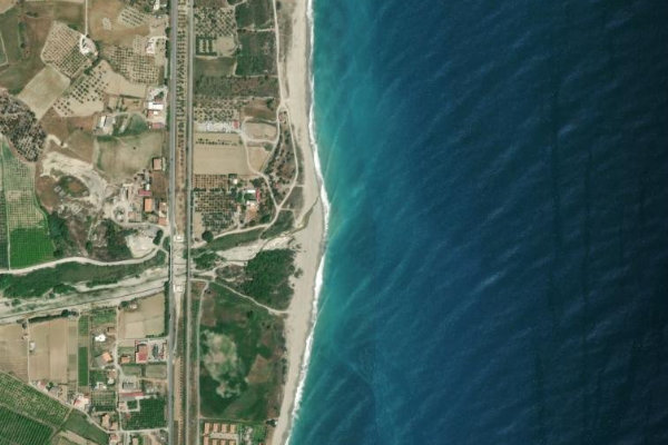Assi çevresinin uydu görüntüsü