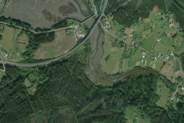 Rio Baleo çevresinin uydu görüntüsü