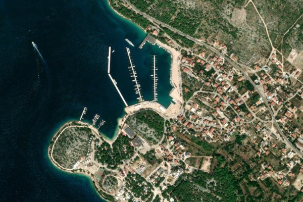Drage çevresinin uydu görüntüsü