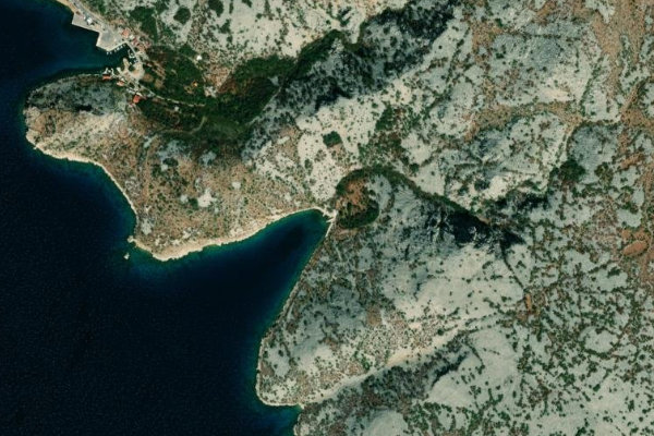 Gradina çevresinin uydu görüntüsü