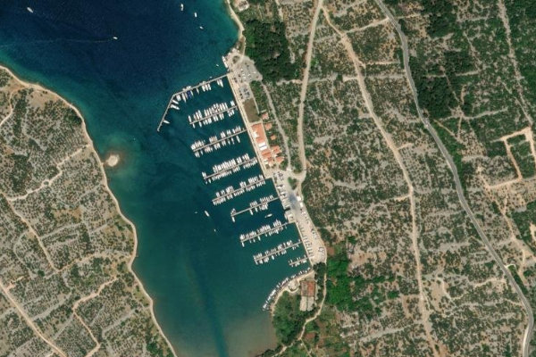 ACI Marina Cres çevresinin uydu görüntüsü