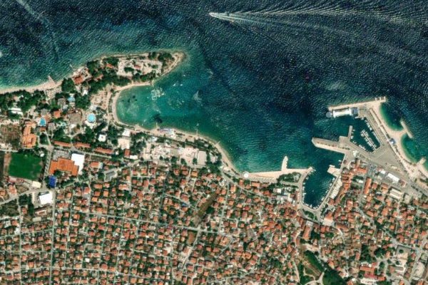 Mirca çevresinin uydu görüntüsü