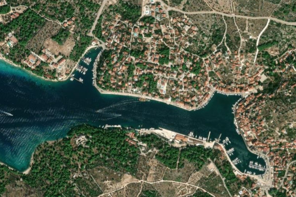 Ložišća çevresinin uydu görüntüsü