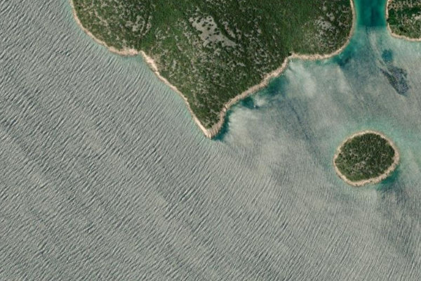 Rt Ploče 2 çevresinin uydu görüntüsü