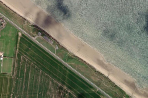 Red Howles çevresinin uydu görüntüsü