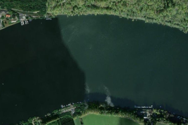 Baldeneysee çevresinin uydu görüntüsü