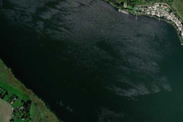 Süßer See çevresinin uydu görüntüsü