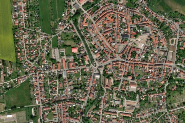 Holtemme (Derenburg) çevresinin uydu görüntüsü