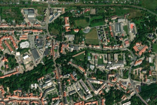 Holtemme (Halberstadt) çevresinin uydu görüntüsü